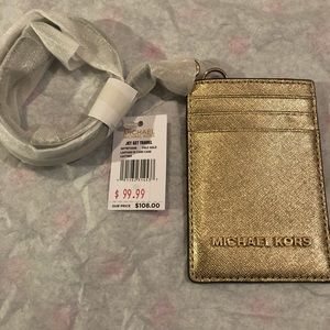 Gold MK ID case